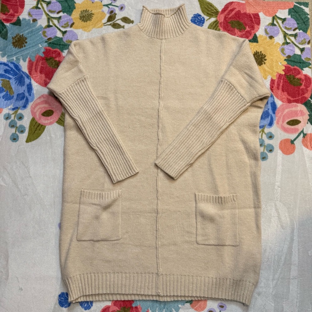 Blu Pepper Beige Knit Sweater